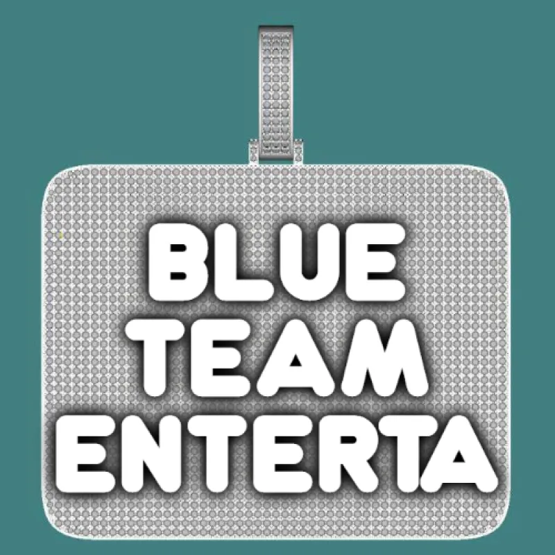 CUSTOM LETTER NECKLACE 3D BIG SQUARE sold by The GUU Shop