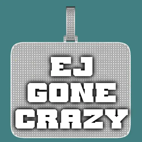 CUSTOM LETTER NECKLACE 3D BIG SQUARE sold by The GUU Shop