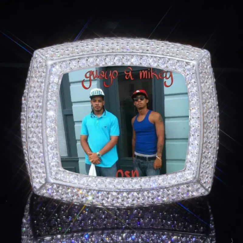 3D CUSTOM PICTURE ICED RING sold by The GUU Shop