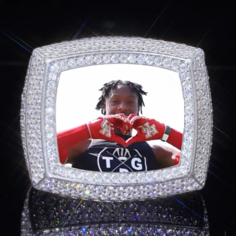 3D CUSTOM PICTURE ICED RING sold by The GUU Shop