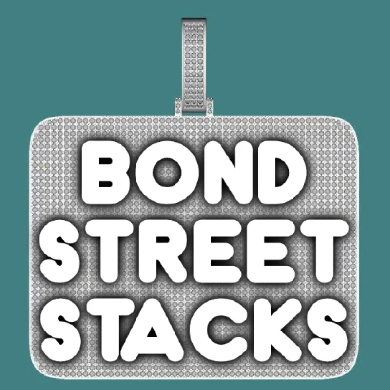 CUSTOM LETTER NECKLACE 3D BIG SQUARE sold by The GUU Shop