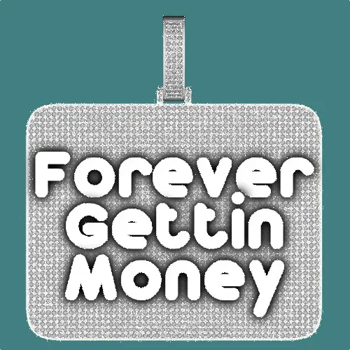 CUSTOM LETTER NECKLACE 3D BIG SQUARE sold by The GUU Shop