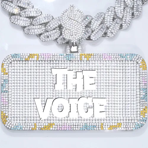 CUSTOM LETTER NECKLACE 3D COLORFUL SQUARE sold by The GUU Shop