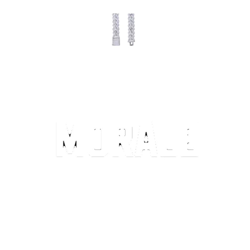 Custom Letters Baguette Two Layer Necklace made by The GUU Shop