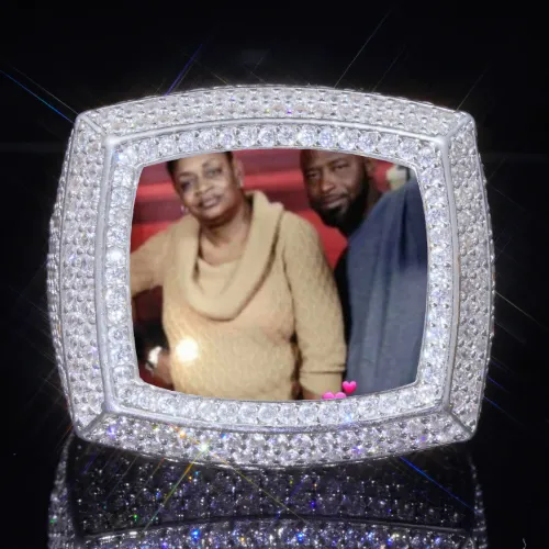 3D CUSTOM PICTURE ICED RING sold by The GUU Shop