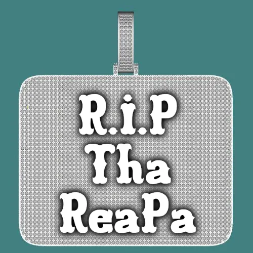 CUSTOM LETTER NECKLACE 3D BIG SQUARE sold by The GUU Shop