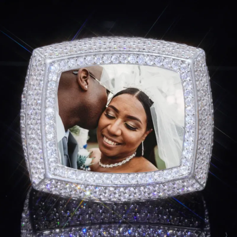 3D CUSTOM PICTURE ICED RING sold by The GUU Shop