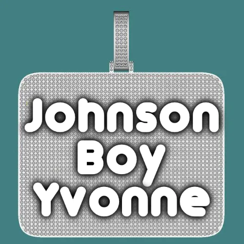 CUSTOM LETTER NECKLACE 3D BIG SQUARE sold by The GUU Shop