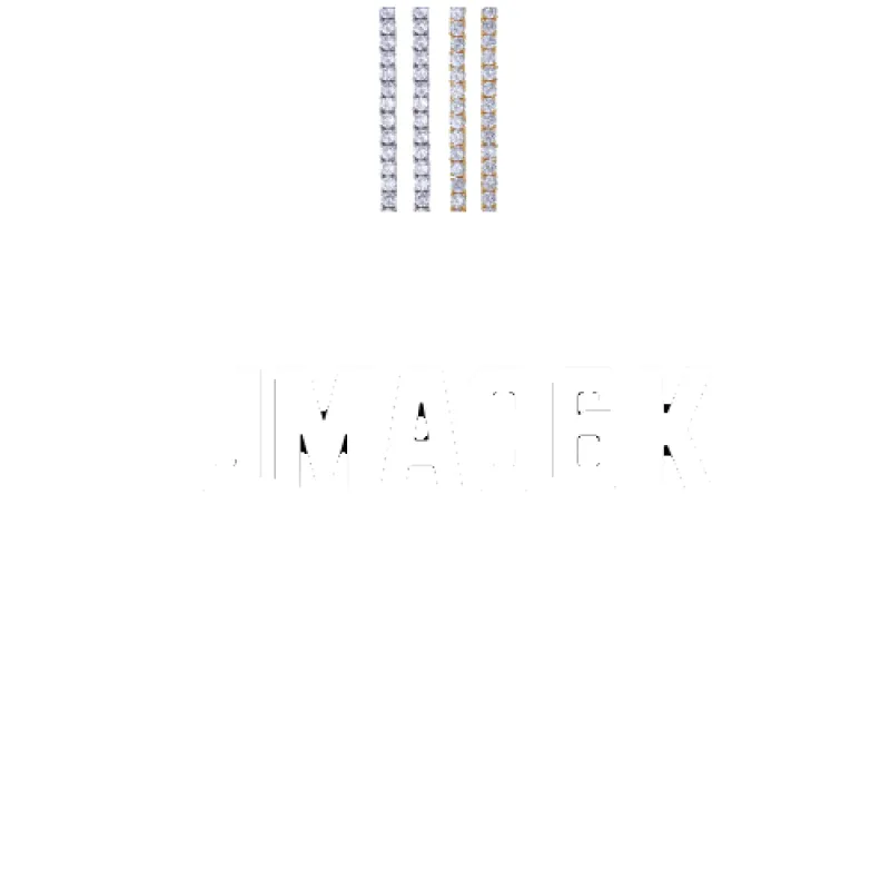 Custom Letters Baguette Two Layer Necklace made by The GUU Shop