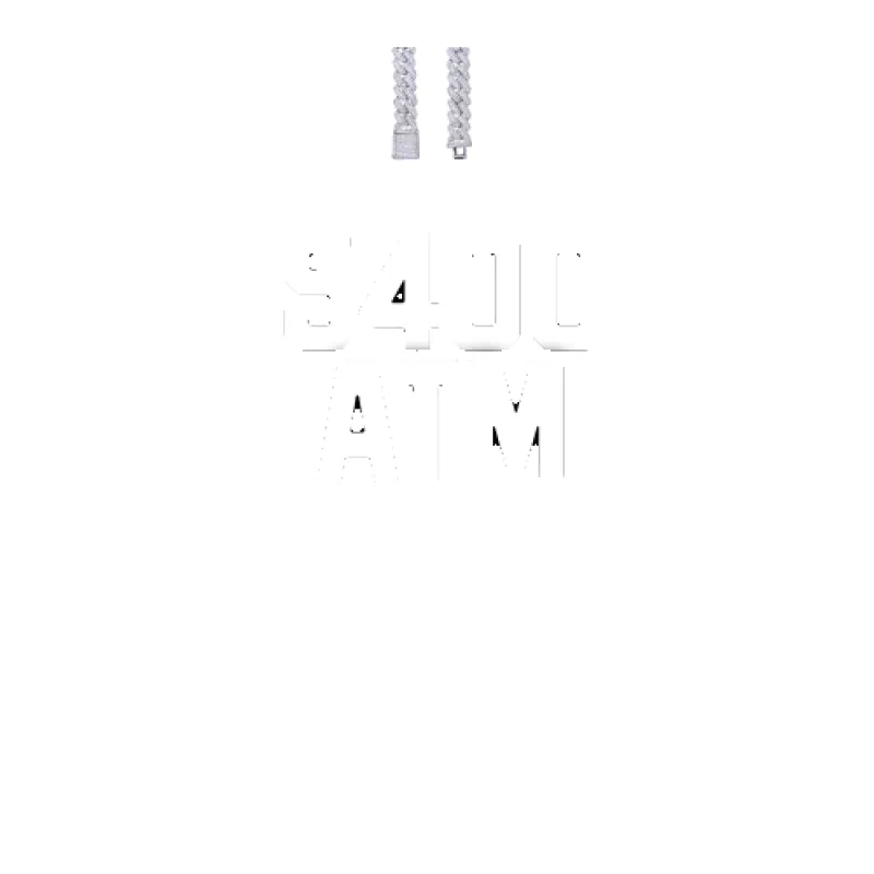 Custom Letters Baguette Two Layer Necklace made by The GUU Shop