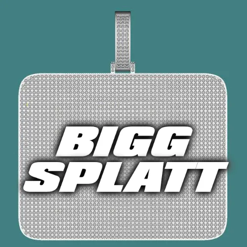 CUSTOM LETTER NECKLACE 3D BIG SQUARE sold by The GUU Shop