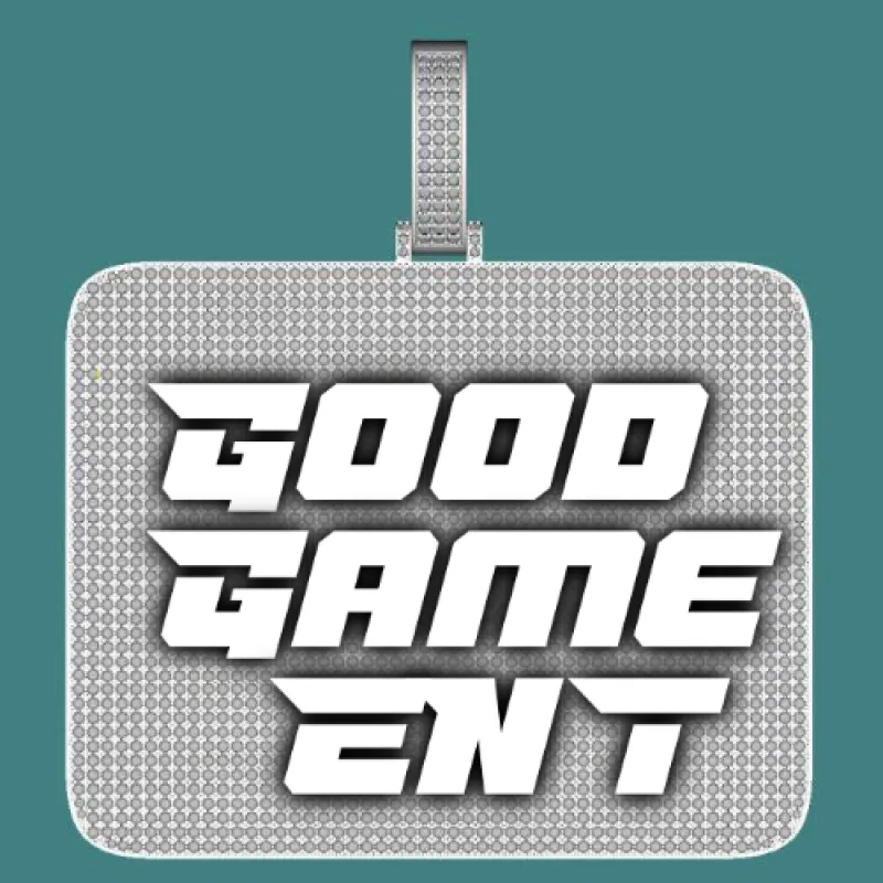 CUSTOM LETTER NECKLACE 3D BIG SQUARE sold by The GUU Shop