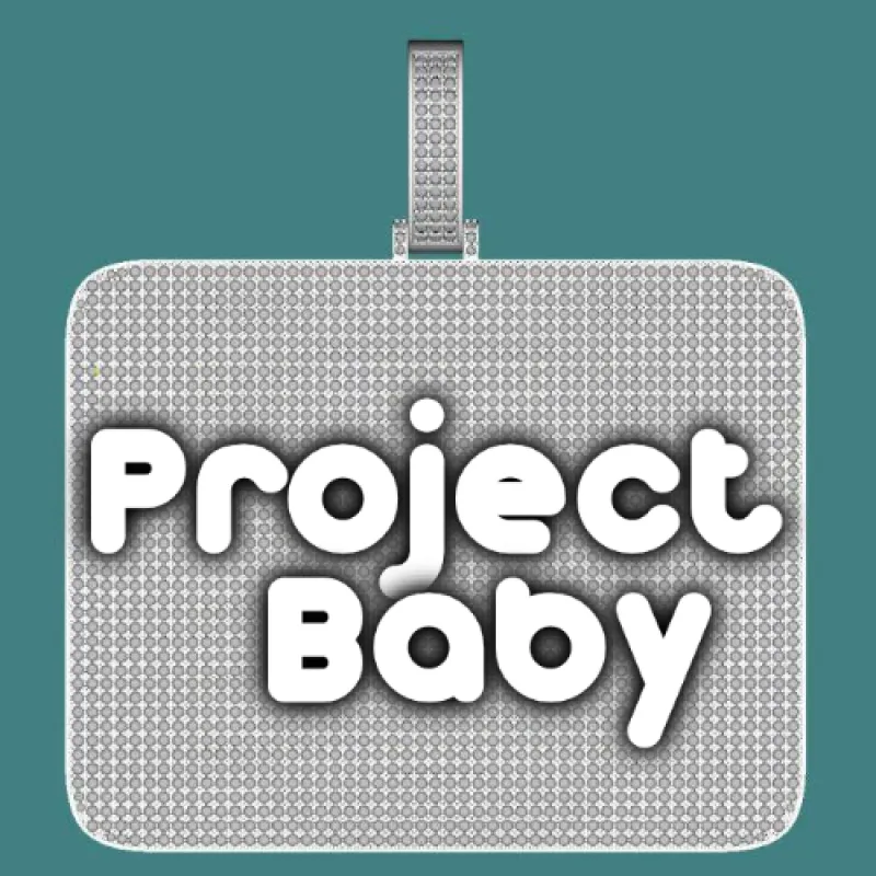 CUSTOM LETTER NECKLACE 3D BIG SQUARE sold by The GUU Shop