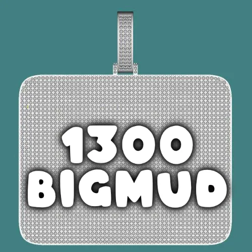 CUSTOM LETTER NECKLACE 3D BIG SQUARE sold by The GUU Shop