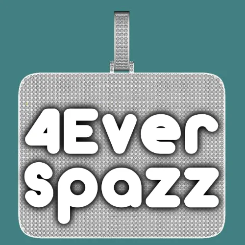 CUSTOM LETTER NECKLACE 3D BIG SQUARE sold by The GUU Shop