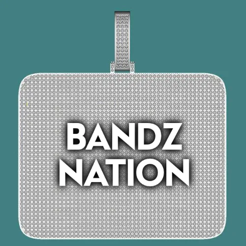 CUSTOM LETTER NECKLACE 3D BIG SQUARE sold by The GUU Shop