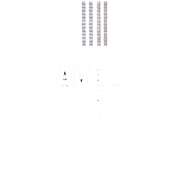 Custom Letters Baguette Two Layer Necklace sold by The GUU Shop