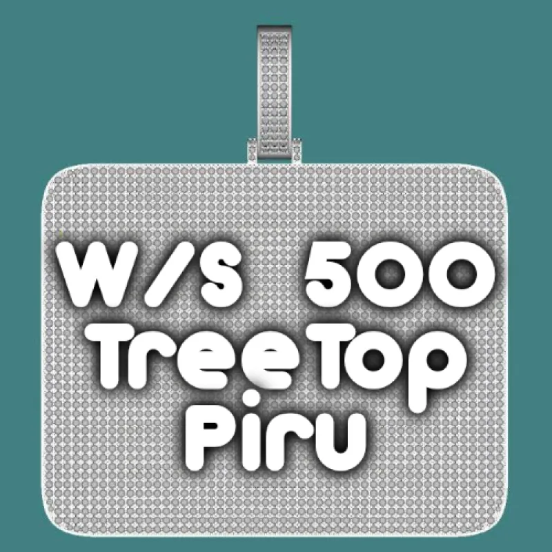 CUSTOM LETTER NECKLACE 3D BIG SQUARE sold by The GUU Shop