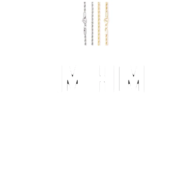 Custom Letters Baguette Two Layer Necklace sold by The GUU Shop