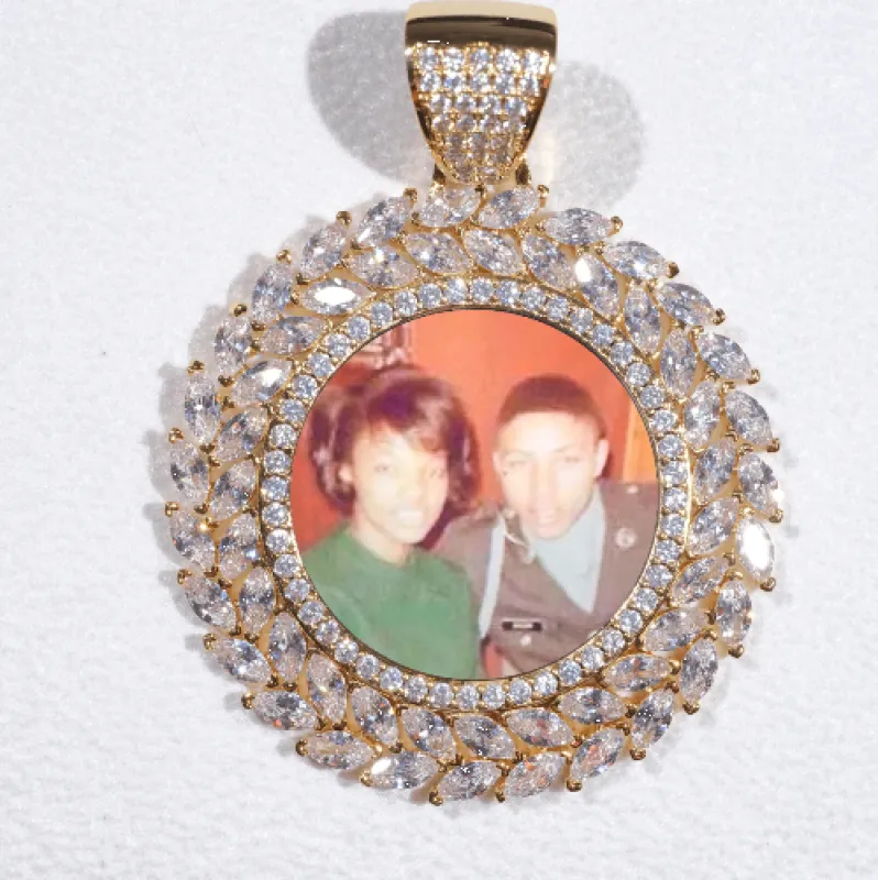 Large 3D Wheat Ear Custom Picture Pendant sold by The GUU Shop