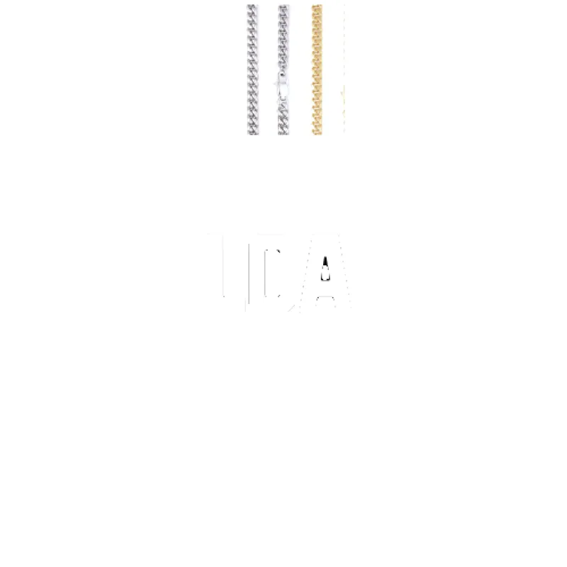 Custom Letters Baguette Two Layer Necklace sold by The GUU Shop