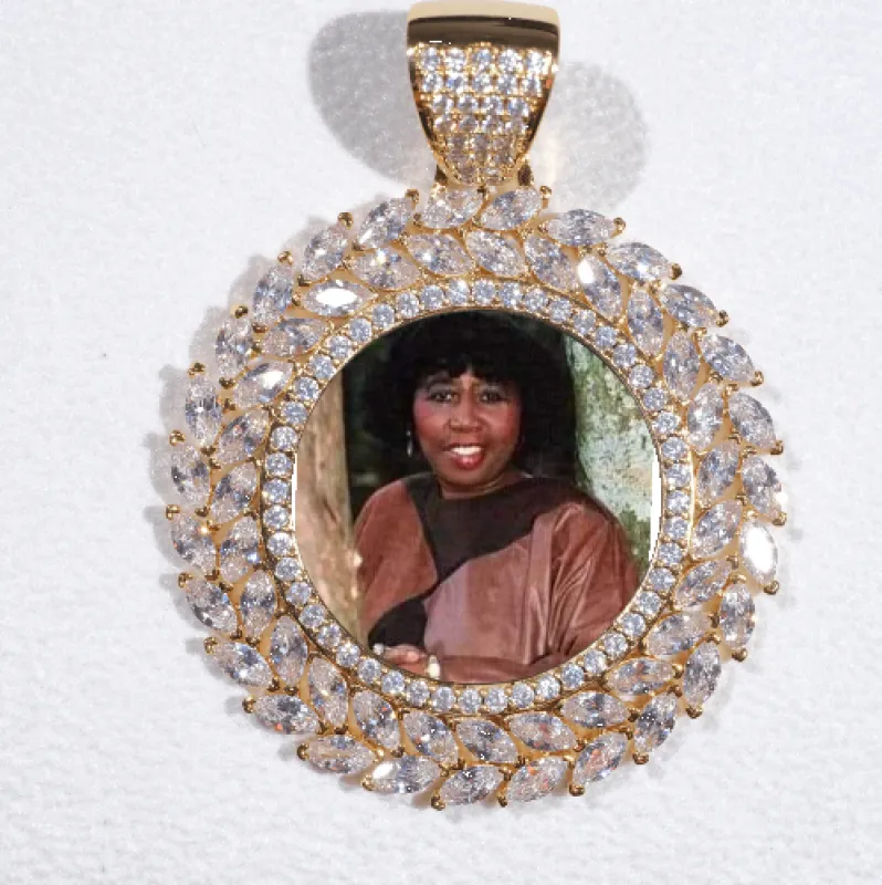 Large 3D Wheat Ear Custom Picture Pendant sold by The GUU Shop