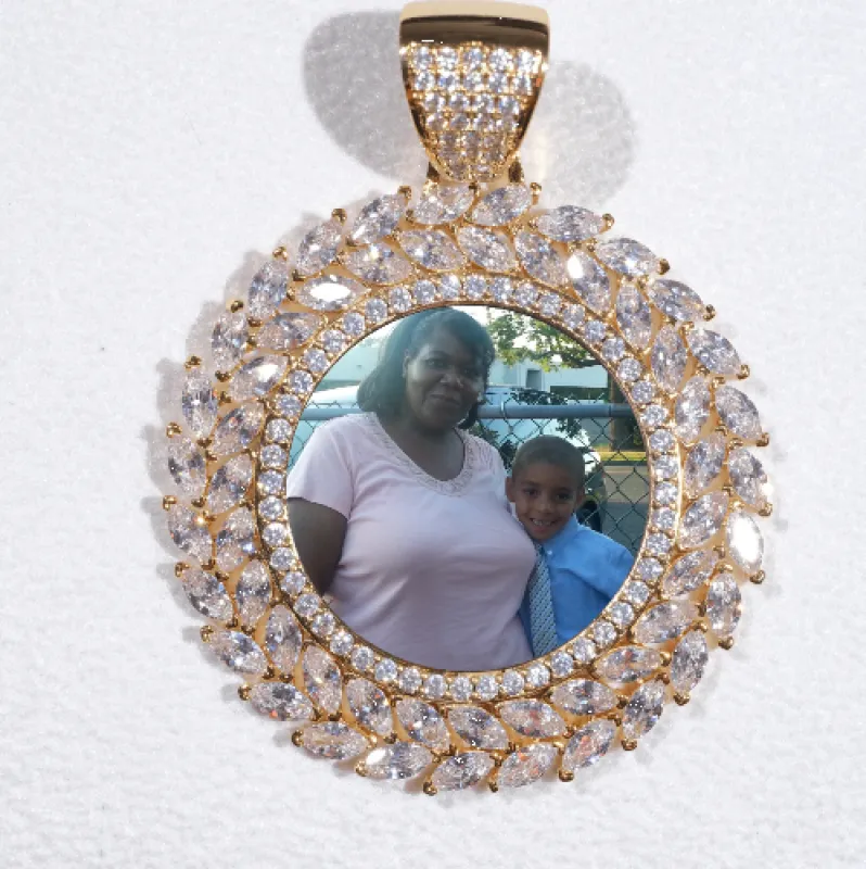 Large 3D Wheat Ear Custom Picture Pendant sold by The GUU Shop