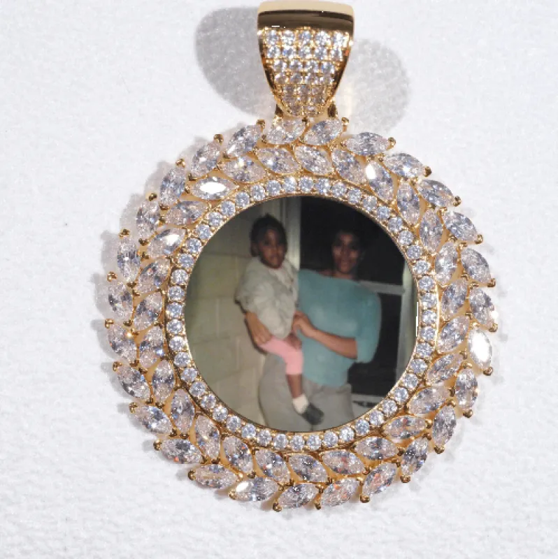 Large 3D Wheat Ear Custom Picture Pendant sold by The GUU Shop