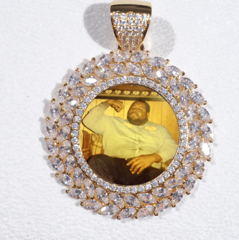 Large 3D Wheat Ear Custom Picture Pendant sold by The GUU Shop