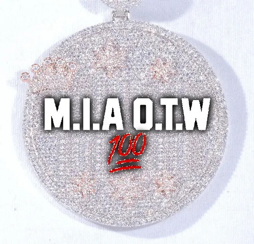 CUSTOM LETTER NECKLACE 3D BIG CROWN DISC sold by The GUU Shop