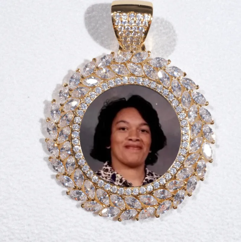 Large 3D Wheat Ear Custom Picture Pendant sold by The GUU Shop