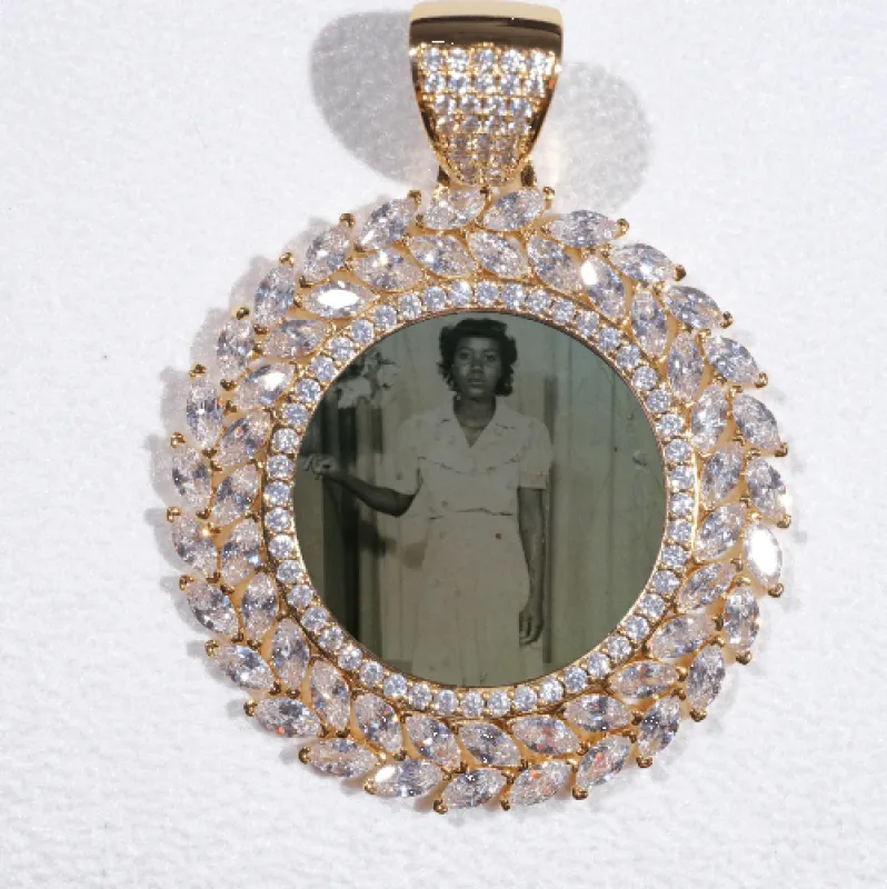 Large 3D Wheat Ear Custom Picture Pendant sold by The GUU Shop