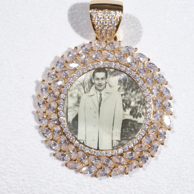 Large 3D Wheat Ear Custom Picture Pendant sold by The GUU Shop