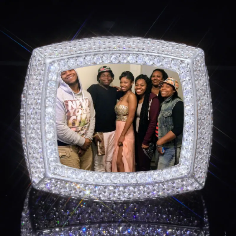 3D CUSTOM PICTURE ICED RING sold by The GUU Shop