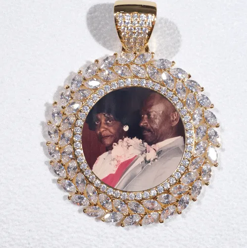 Large 3D Wheat Ear Custom Picture Pendant sold by The GUU Shop