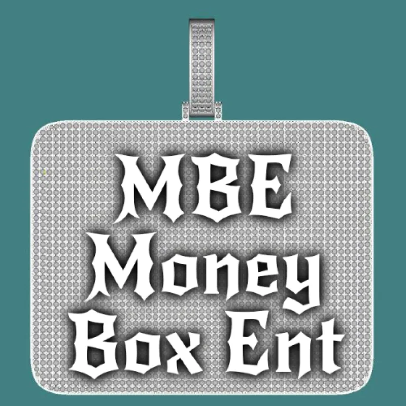 CUSTOM LETTER NECKLACE 3D BIG SQUARE sold by The GUU Shop