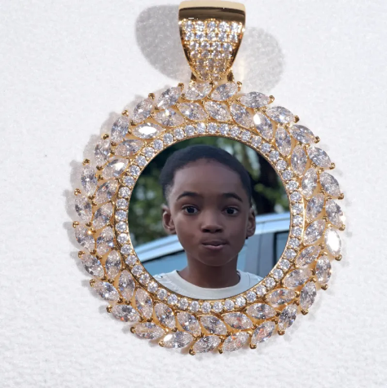 Large 3D Wheat Ear Custom Picture Pendant made by The GUU Shop