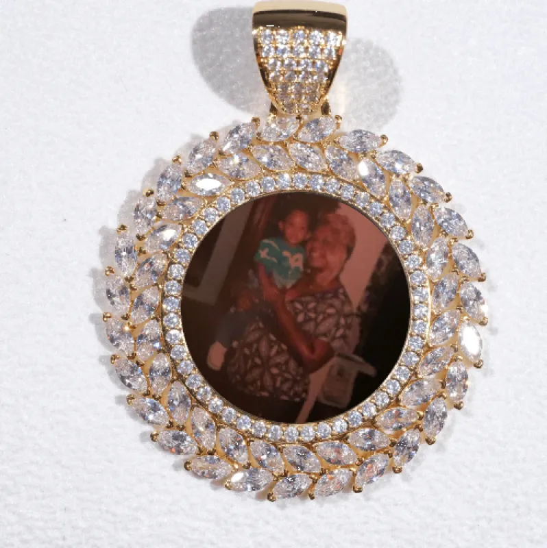 Large 3D Wheat Ear Custom Picture Pendant sold by The GUU Shop