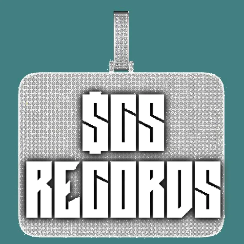 CUSTOM LETTER NECKLACE 3D BIG SQUARE sold by The GUU Shop