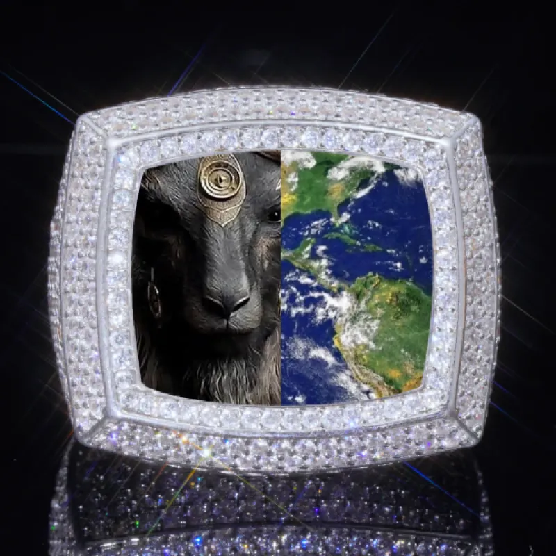 3D CUSTOM PICTURE ICED RING made by The GUU Shop