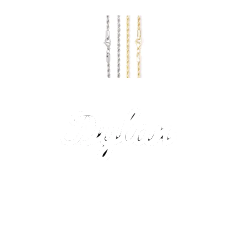 Script Custom Letter Necklace made by The GUU Shop