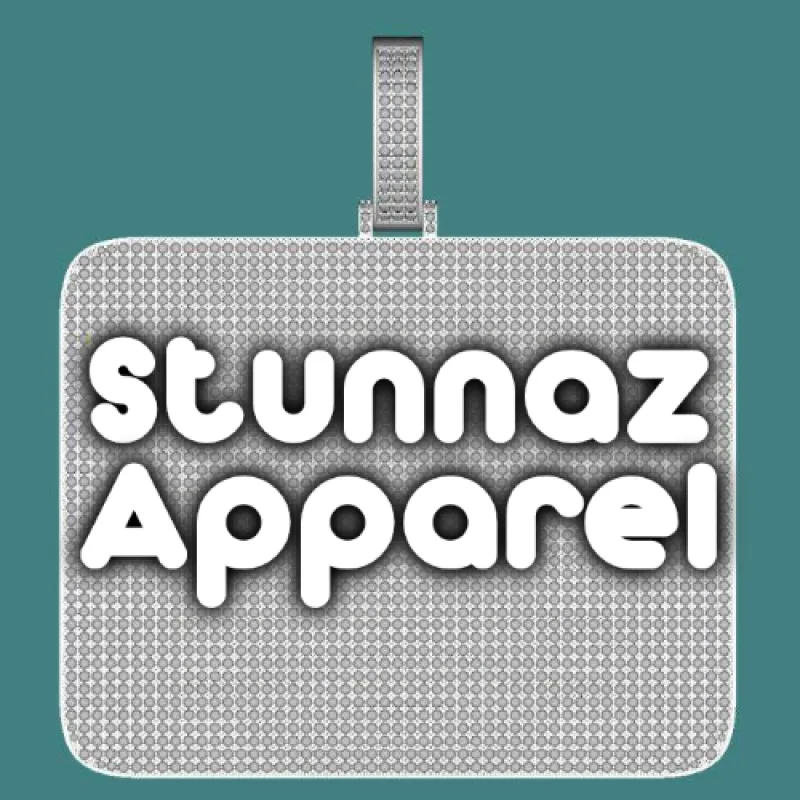 CUSTOM LETTER NECKLACE 3D BIG SQUARE made by The GUU Shop