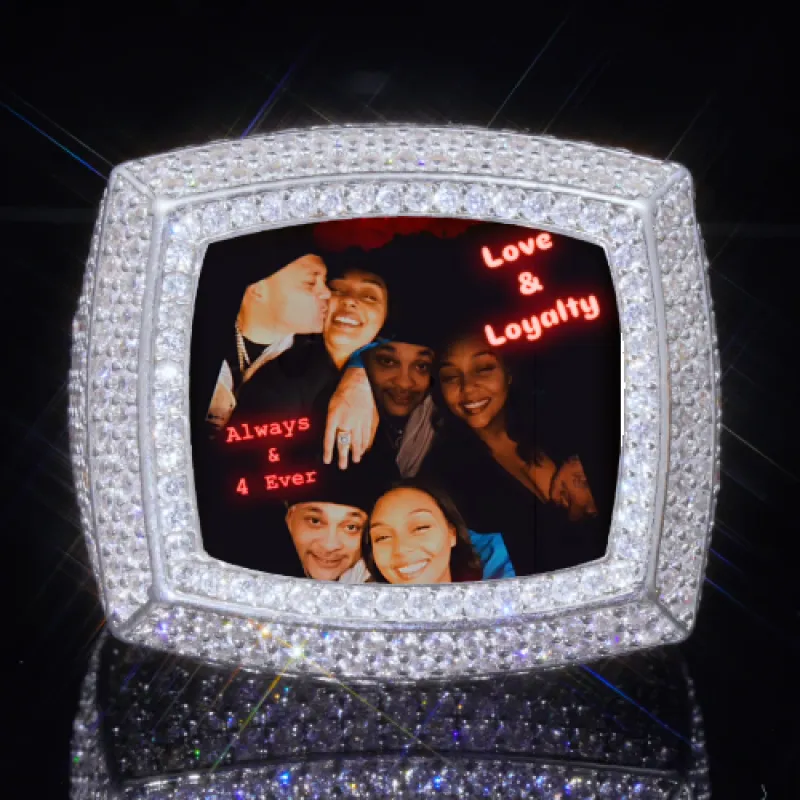 3D CUSTOM PICTURE ICED RING made by The GUU Shop