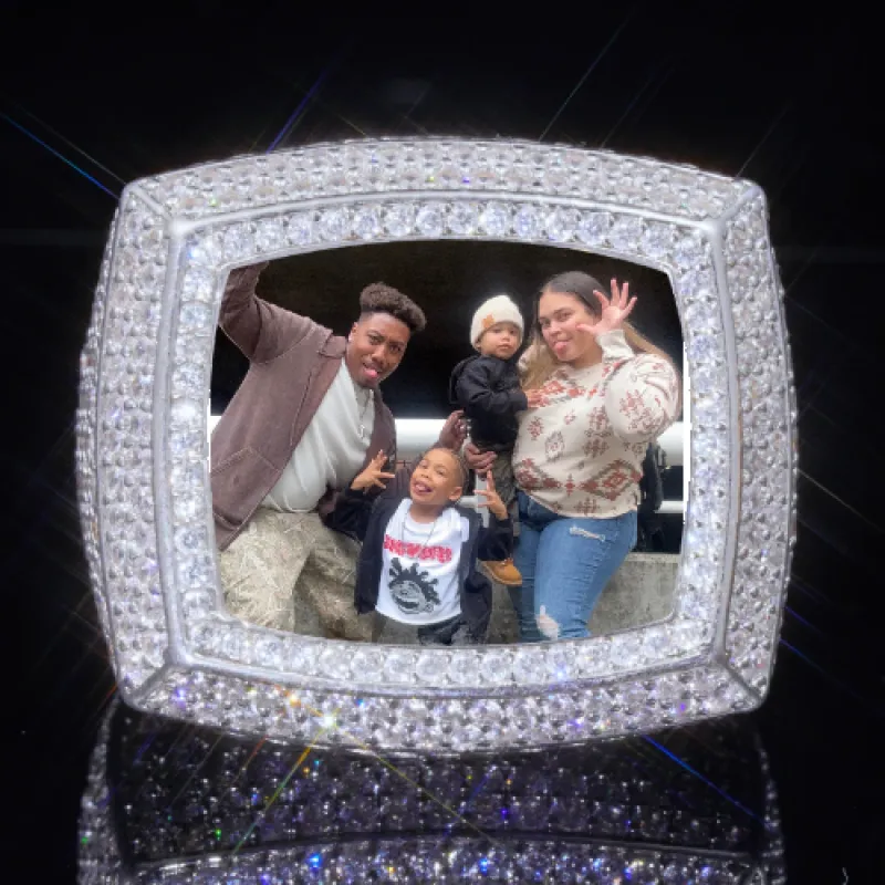 3D CUSTOM PICTURE ICED RING made by The GUU Shop