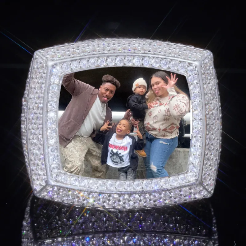 3D CUSTOM PICTURE ICED RING made by The GUU Shop