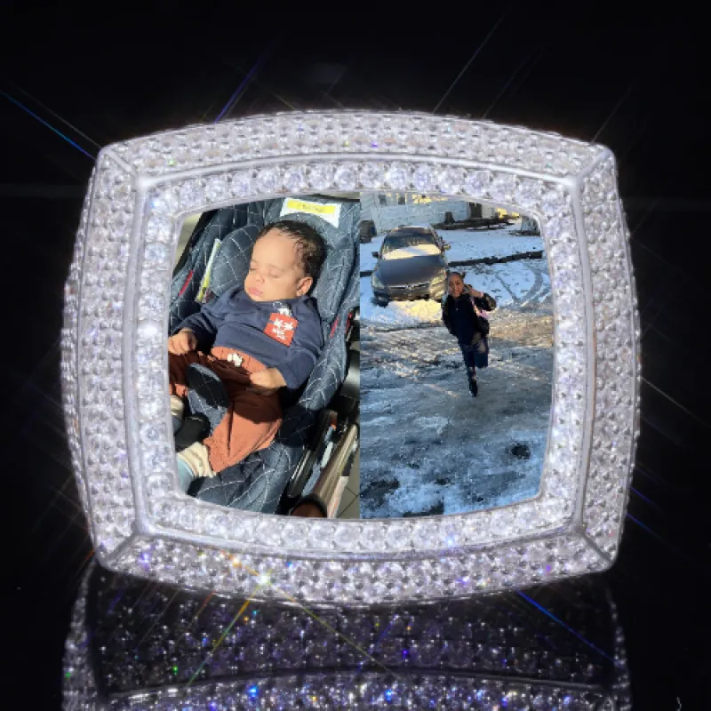 3D CUSTOM PICTURE ICED RING sold by The GUU Shop