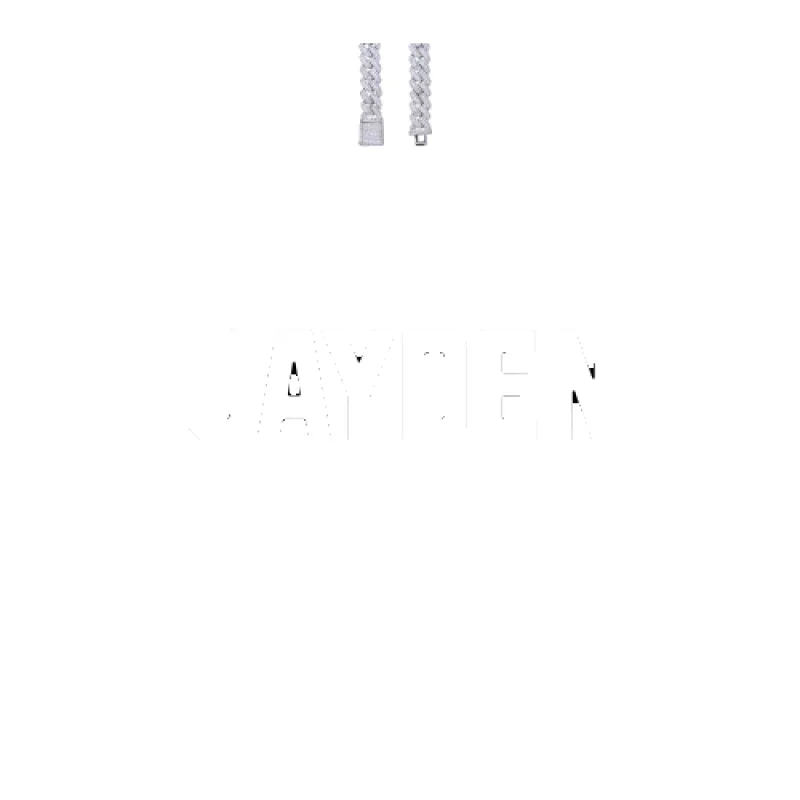 Custom Letters Baguette Two Layer Necklace made by The GUU Shop