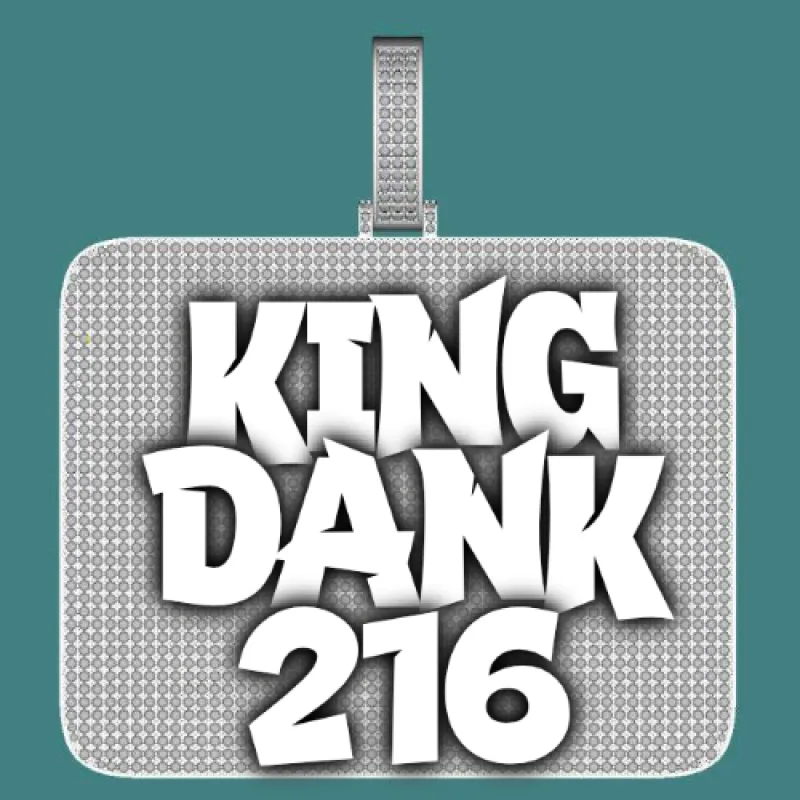 CUSTOM LETTER NECKLACE 3D BIG SQUARE sold by The GUU Shop