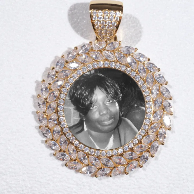 Large 3D Wheat Ear Custom Picture Pendant sold by The GUU Shop