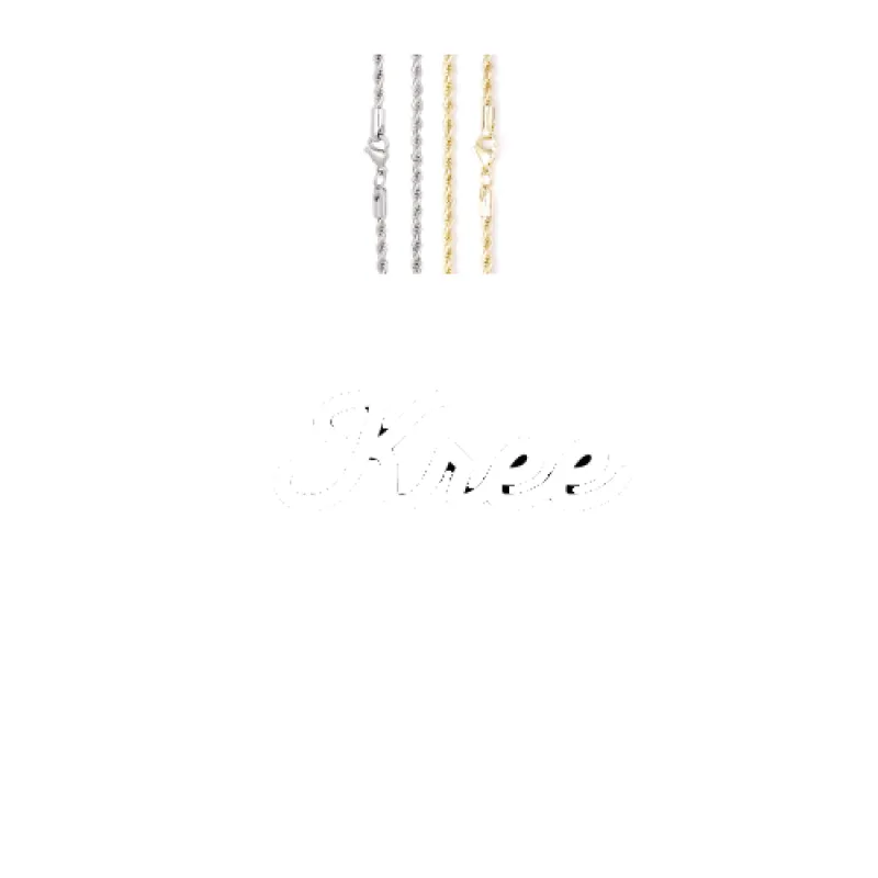 Script Custom Letter Necklace made by The GUU Shop